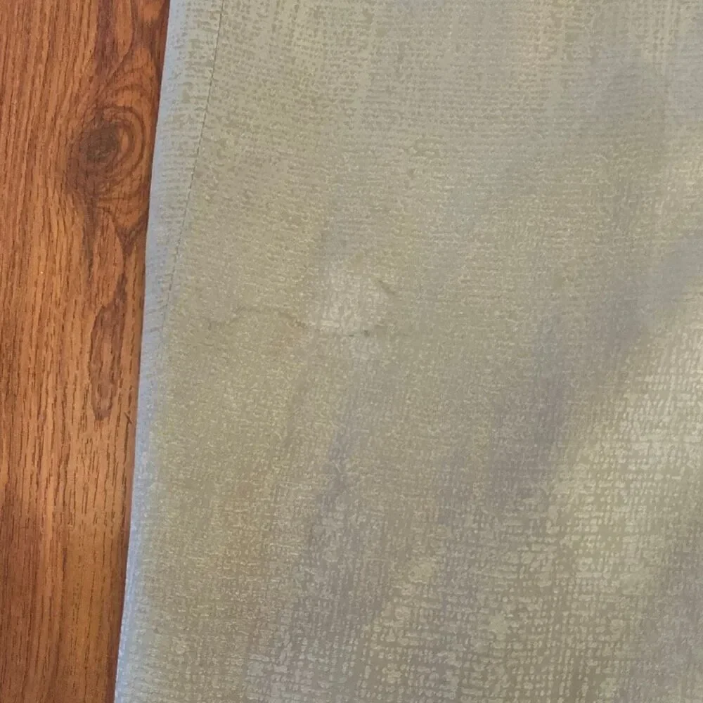 Vintage 100% silk TAUPE lined straight skirt size 16